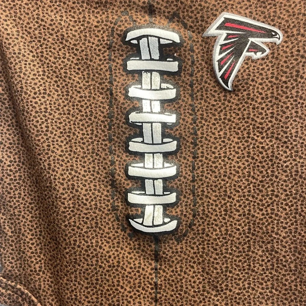 Falcons NFL Brown‎ Football baby onesie